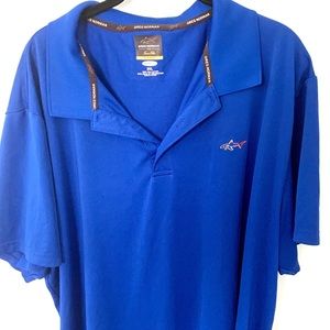 Greg Norman blue polo